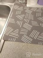 img 1 attached to Efficient And Spacious Drymate XL Dish Drying Mat: Waterproof, Slip-Resistant, And Trimmable - Perfect For Your Kitchen Counter (Surf Green 3) review by Ryan Lindstrom