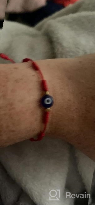 img 1 attached to Red String Amulet Bracelet For Women Men Boys & Girls - Tarsus Evil Eye 7 Knot Lucky Adjustable review by Gabe Evans