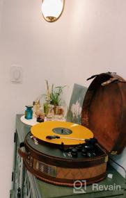 img 8 attached to Retro-Styled Wooden Suitcase Turntable With Bluetooth And USB - ClearClick'S Vintage Classic