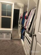 img 1 attached to Organize Your Shoes In Style With Haotian FSR108-W Shoe Cabinet: White 3 Flip-Drawers Shoe Rack And Storage Bench review by Dustin Marshall