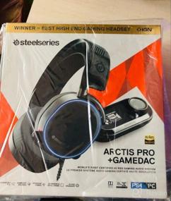 img 7 attached to SteelSeries Arctis Pro + GameDAC Black Wired Gaming Headset - Certified Hi-Res Audio - Dedicated DAC and Amp - for PS5, PS4, and PC