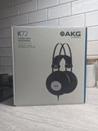 img 1 attached to AKG K72 Pro Audio Studio Headphones in Matte Black – Over-Ear, Closed-Back Design for Superior Sound review by Amit Kumar (Amit) ᠌