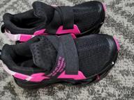 img 1 attached to Girls' Athletic Sneakers - Lightweight, Breathable and Perfect for Walking review by Tracey Brown