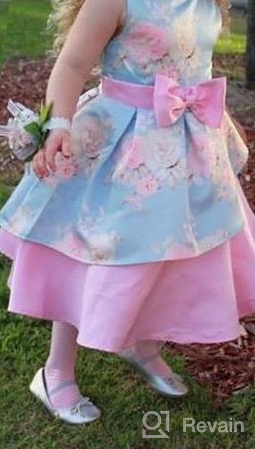 img 1 attached to Kids Special Occasion Dress: NSSMWTTC Flower Girls Pageant Party Dresses review by Tony Trotter