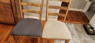 картинка 1 прикреплена к отзыву 6PCS Brown Luxury Jacquard Fabric Stretch Washable Dining Room Chair Seat Covers Slipcover Set For Kitchen Cushions от Andrew Choukline