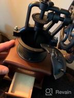 img 1 attached to IMAVO Wooden Manual Coffee Grinder - Cast Iron Hand Crank For Making Mesh Coffee, Decoration & Best Gift! review by Jason Bellman