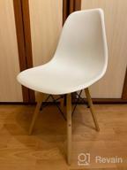 img 2 attached to Chair Woodville Eames (PC-015), plastic, color: black review by Felicja Sikora ᠌