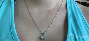 img 8 attached to Mother Daughter Necklace: Cubic Zirconia Love Pendant - Perfect Mother's Day Gift