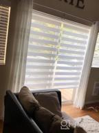 img 1 attached to LUCKUP Grey Zebra Dual Roller Blinds - Day And Night Window Shades With Easy Installation, 23.6" X 90 review by Trey Gilbert
