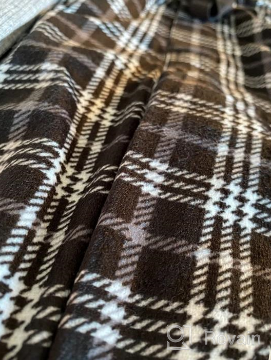 img 1 attached to Chaps Waffle-Texture Fleece Plaid: Enhanced for SEO review by Justin Coatsworth