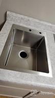 img 1 attached to VASOYO Black Stainless Steel Kitchen Sink - 25X22 Inch Topmount Drop In Sink With 16 Gauge Deep Single Bowl And Cutting Board Included review by Jayme Newitt