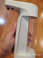 img 1 attached to JETWELL 17OZ/500ML Touchless Battery Quiet Hand Soap Dispenser, Adjustable Liquid Volume Dispenser (White) review by Jennifer Phillips
