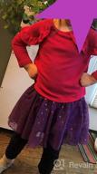 img 1 attached to DaniChins Girls Layered Princess Sparkle Girls' Clothing for Skirts & Skorts review by Tracey Mack