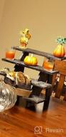 img 1 attached to Rustic Wood Cupcake Stand - Retail Table Display For Product, Food, Desserts & More review by Andy Thorson