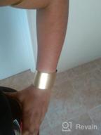 img 1 attached to 50.8Mm Solid Brass Flat Cuff Bracelet Base - Beadaholique 1 Piece review by Dale Emmel