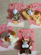 img 1 attached to Valentine'S Day Card Set With 56 Mini Animal Plush Toys - Fun Classroom Exchange Cards And Party Favors For Kids review by Paul Ajayi