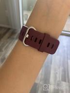 img 1 attached to 💦 Waterproof Replacement Hamile Bands for Fitbit Charge 4/3/3 SE - Dark Brown, Large Size- Fitness Sport Band Wristband for Women and Men review by Cedric Edwards