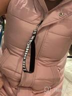 img 1 attached to Women'S Long Puffer Vest Winter Quilted Hooded Sleeveless Zip Up Jacket Gilet By Gihuo review by Fernanda Brown