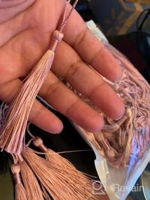 img 6 attached to Stylish 100Pcs Silver Floss Bookmark Tassels With Chinese Knot - Perfect For Jewelry Making And DIY Crafts