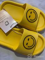 img 1 attached to DL Shower Slippers Lightweight Non Slip Waterproof Kids' Shoes for Bathroom review by Angel Serafini