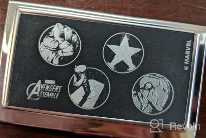 img 1 attached to 🦸 Buckle Down Avengers Business Card Holder: Organize in Superhero Style review by Justin Abrams