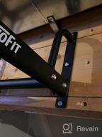 img 1 attached to ONETWOFIT OT103 Wall Mounted Pull Up Bar - 6-Hole Design, 440 Lbs Max Weight Capacity For Indoor/Outdoor Use review by Anthony Mcgarry