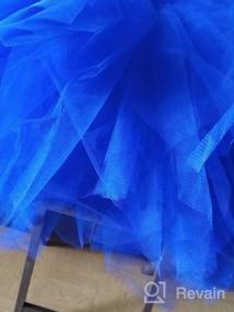 img 7 attached to Винтажный фатиновый балетный костюм для танцев и пузырей, юбки для взрослых - Рождественская юбка-пачка для женщин Gardenwed с оптимальным SEO