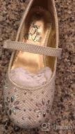 img 1 attached to Swea Pea & Lilli Girls Rhinestone Flats with Strap: Stylish and Sparkling Footwear review by Ebony Shaw