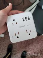 img 1 attached to TESSAN WiFi Smart Plug Outlet Extender With 3 Outlets And 3 USB Ports, Alexa & Google Home Voice Control Surge Protector Power Strip 900J For Indoor review by Raffy Baer