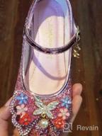 img 1 attached to 👑 YING LAN Cosplay Wedding Princess Girls' Shoes: Elegant Flats for Young Fashionistas review by Rick Howlett