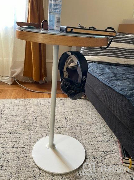 img 1 attached to 6amLifestyle Headphone Hanger Stand Under Desk: Patented Aluminum Hook Holder for PC Gaming DJ Headphones - Gray GY701 review by Richard Cummings