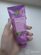 img 1 attached to Farmstay Pink flower blooming Pink lotus hand cream, 100 ml review by Kirana ᠌