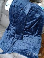 img 1 attached to Length Hooded Bathrobe Housecoat Nightgown Men's Clothing in Sleep & Lounge review by Kaylon Mackey