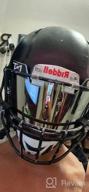 img 1 attached to Nxtrnd VZR1 Tinted Football Helmet Visor: Professional Shield For Youth & Adult Football Helmets With Clips, Decal Pack & Bag review by Robert Corral