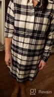 img 1 attached to Stay Cosy And Stylish With Goodthreads Women'S Relaxed-Fit Flannel Shirt Dress review by Smooth May