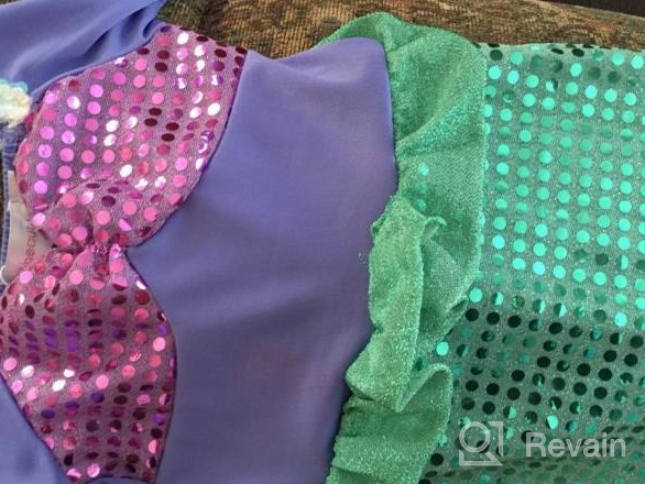 img 1 attached to Glittering Mermaid Costume For Little Girls – ReliBeauty'S Sequin Dress Collection review by Richie Kotun