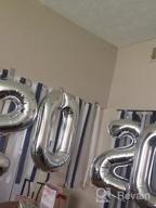 img 1 attached to 🎈 Reusable 40 Inch Blue Number Balloons for Memorable 1st, 2nd, 10th, 12th, 20th, 21st, 22nd Birthday Decorations review by Ken Pinell