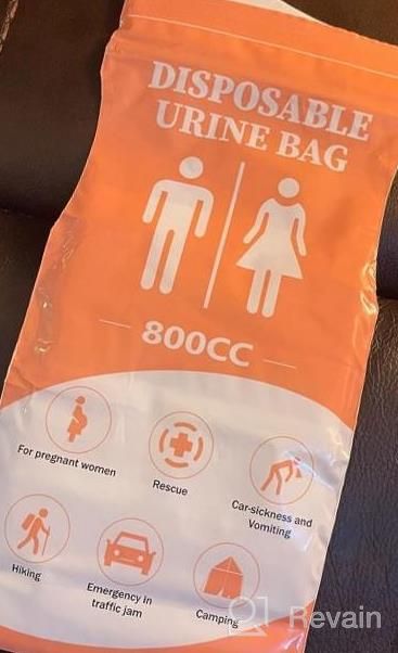 img 1 attached to 12/24 Pcs 800ML DIBBATU Disposable Urinal Bag: Ideal For Traffic Jams, Camping, Hiking & More! review by Craig Kumar