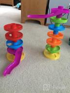 картинка 1 прикреплена к отзыву Educational Ball Drop Activity Playset - Advanced Spiral Swirl Ramp Bridge For Toddlers от John Benjamin