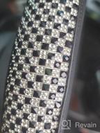картинка 1 прикреплена к отзыву Jumbo Crystal Rhinestone Steering Wheel Cover With Non-Slip Diamond Leather - Comfy And Sparkly - Universal 15 Inch - Red Color от Homer Reed