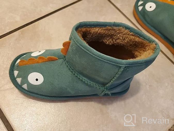 img 1 attached to 🦄 Winter Printed Unicorn Boys' Shoes by KRABOR for Toddlers review by Aaron Jensen