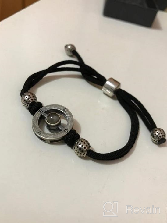 img 1 attached to 💙 FREEMODE Love You Bracelet: Stylish Adjustable Jewelry for Boys review by Pat Haberman