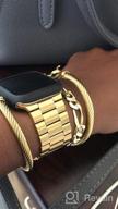 img 1 attached to 💎 Dorriss Buckle Bangle Cable Wire Bracelets - Fashionable Jewelry Gifts for Women, Best Friends, and Sisters review by Ebony Shaw