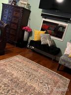 img 1 attached to Loloi Angela Rose X Aubrey Collection AUB-03 Traditional Accent Rug - Jade/Natural, 2'X5' review by Maria Noble