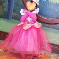 img 1 attached to Sleeping Beauty Princess Party Dress For Girls Ages 3-10 By DreamHigh review by Ryan Hoover