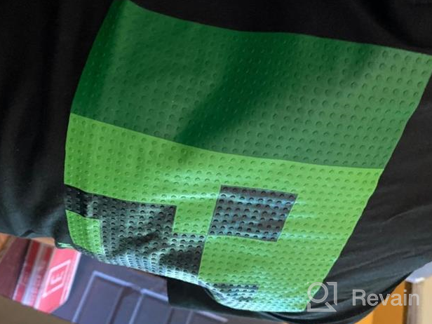 img 1 attached to 👾 Official Minecraft Boys' Creeper T-Shirt: An Essential Gaming Merchandise review by Sean House