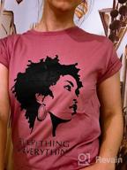 img 1 attached to Powerful Black Girl Magic Afro Queen Tee For Music Lovers - Shop Now! review by Eric Krull