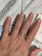 картинка 1 прикреплена к отзыву Серебряное кольцо Silvora в стиле кельтский узел/цепочка кубинского звена - прочное винтажное кольцо-бандо бесконечности для женщин и мужчин - доступно в размерах 4-12. от Art Porras