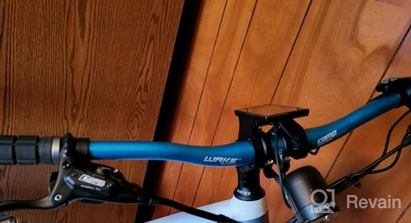 img 1 attached to Extra Long Riser Bar Mountain Bike Handlebar - 31.8Mm Diameter, 780Mm Width - Compatible With Most Bicycles, Road Bikes, BMX, Fixie Gear, Cycling - Made Of Aluminum Alloy, Black Finish review by Mike Diaz