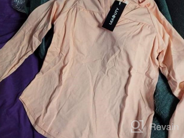 img 1 attached to 👚 Stylish Leaduty Sleeve Shirts Pullover for Girls – Casual & Trendy Clothing review by Lissette Molina